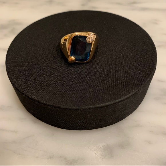 Pomellato Ritratto Topaz & Diamond Ring - Picture 14 of 15